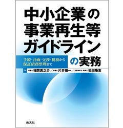 中小企業の事業再生等ガイドラインの実務 手続・計画・交渉・税務から保証債務整理まで